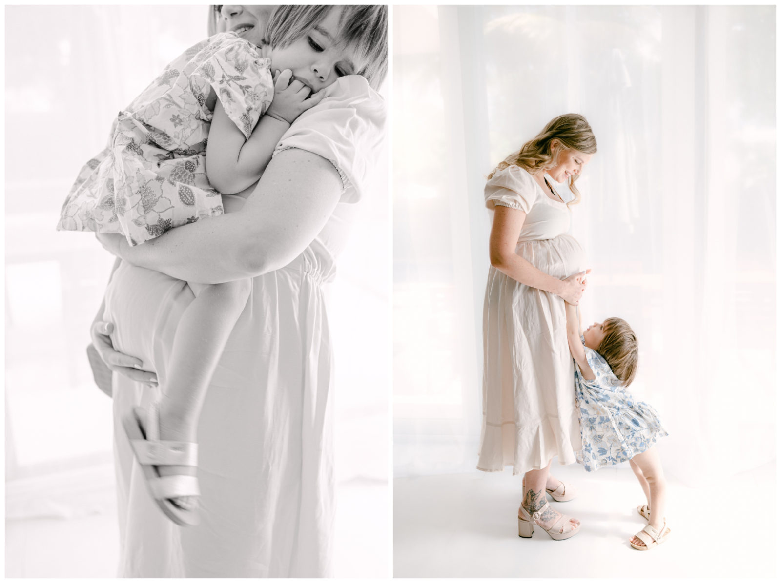 South Florida photography of a mom to be with her first baby