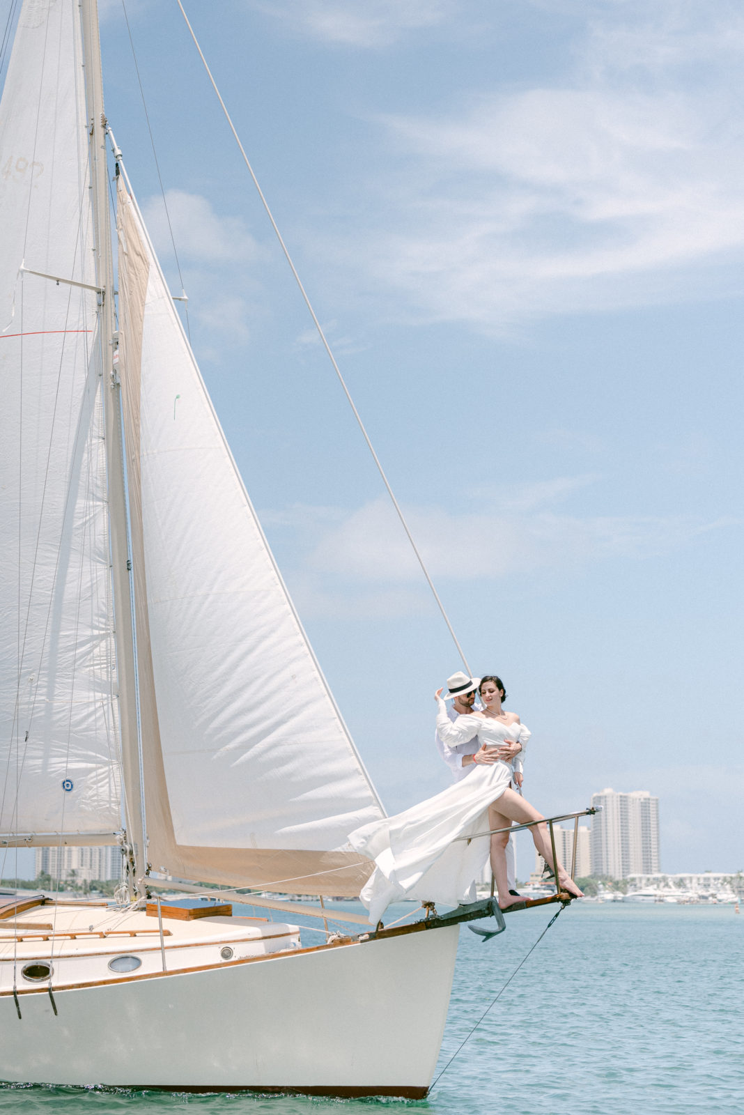 Wide angle of a magical southern styled shoot in Miami, Florida