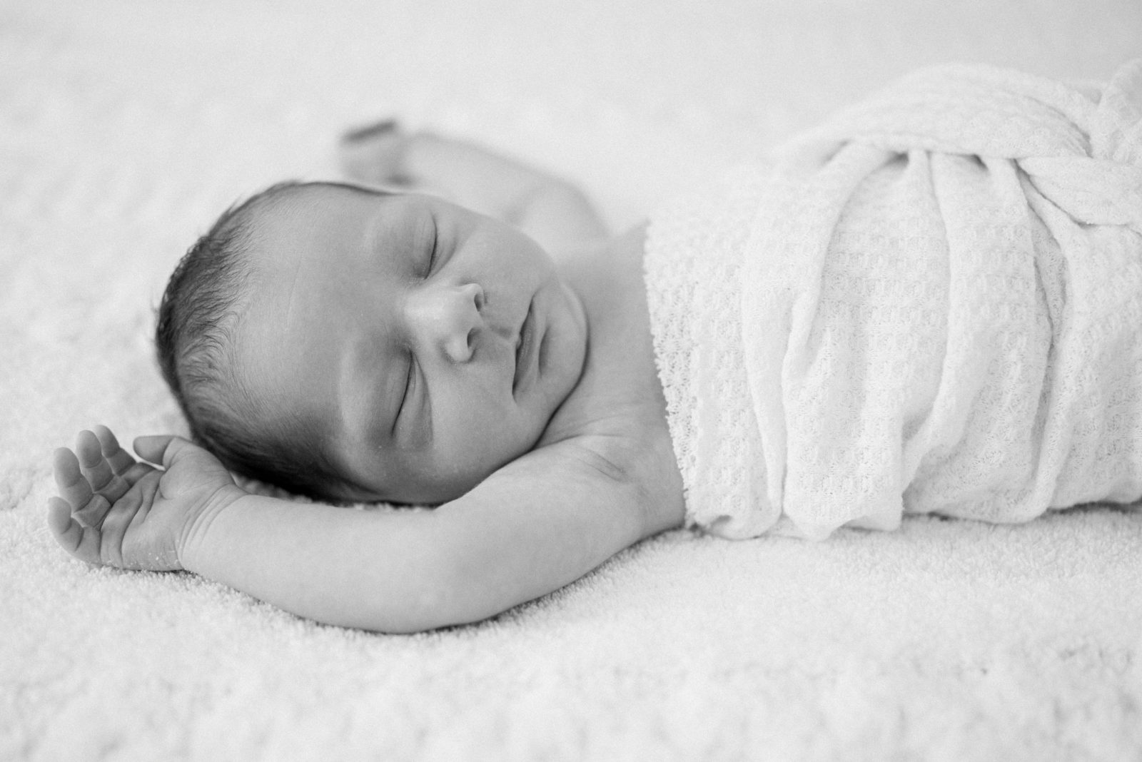 At home lifestyle newborn session