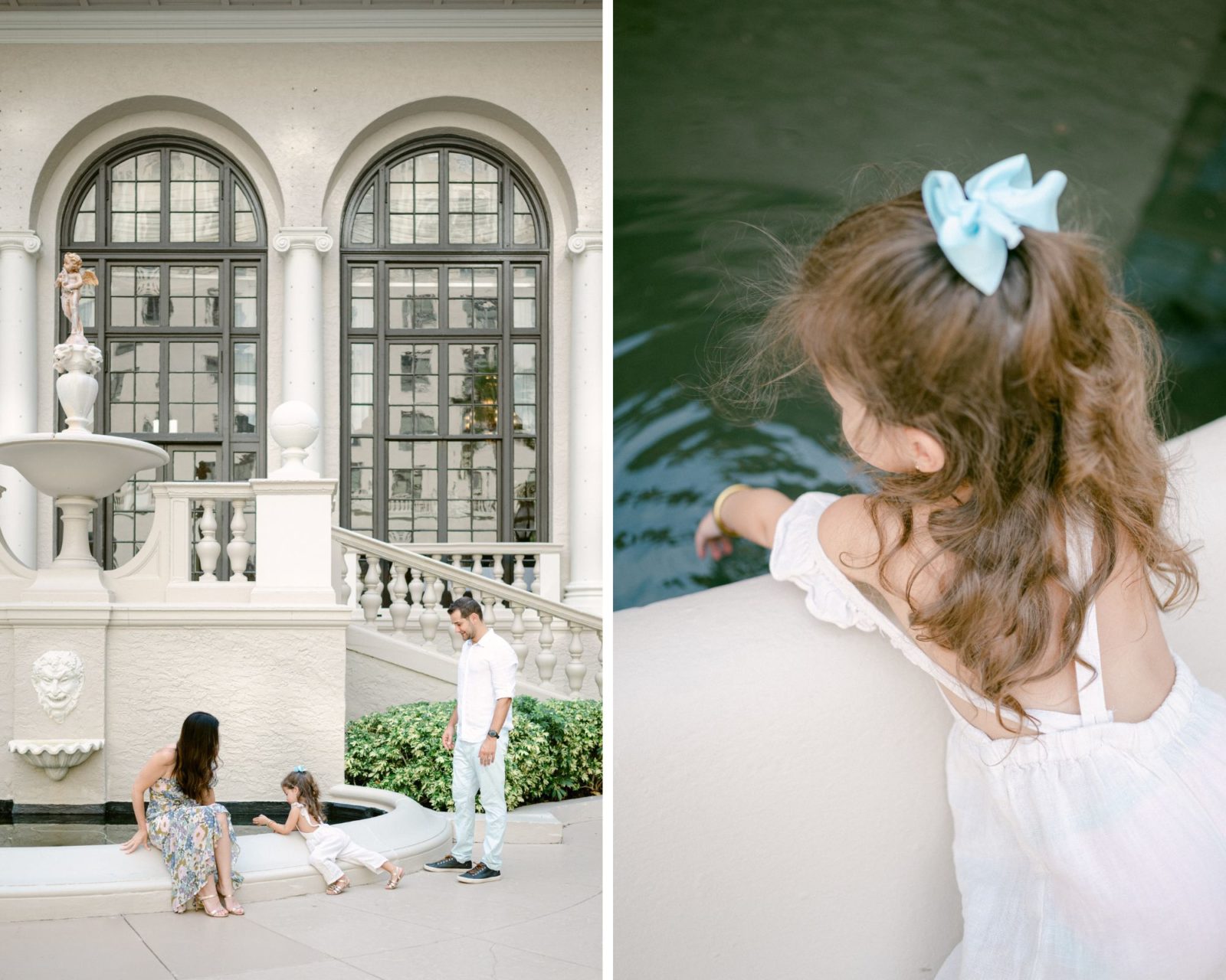 Family photos at The Breakers Hotel in West Palm Beach