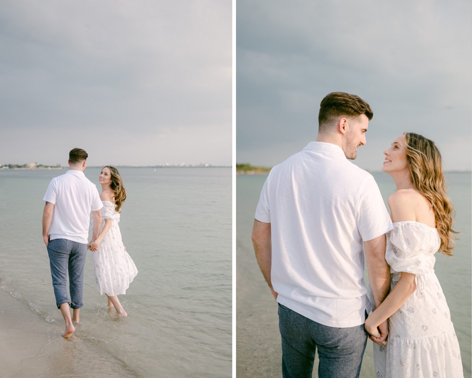 Sunset maternity photos in Key Biscayne