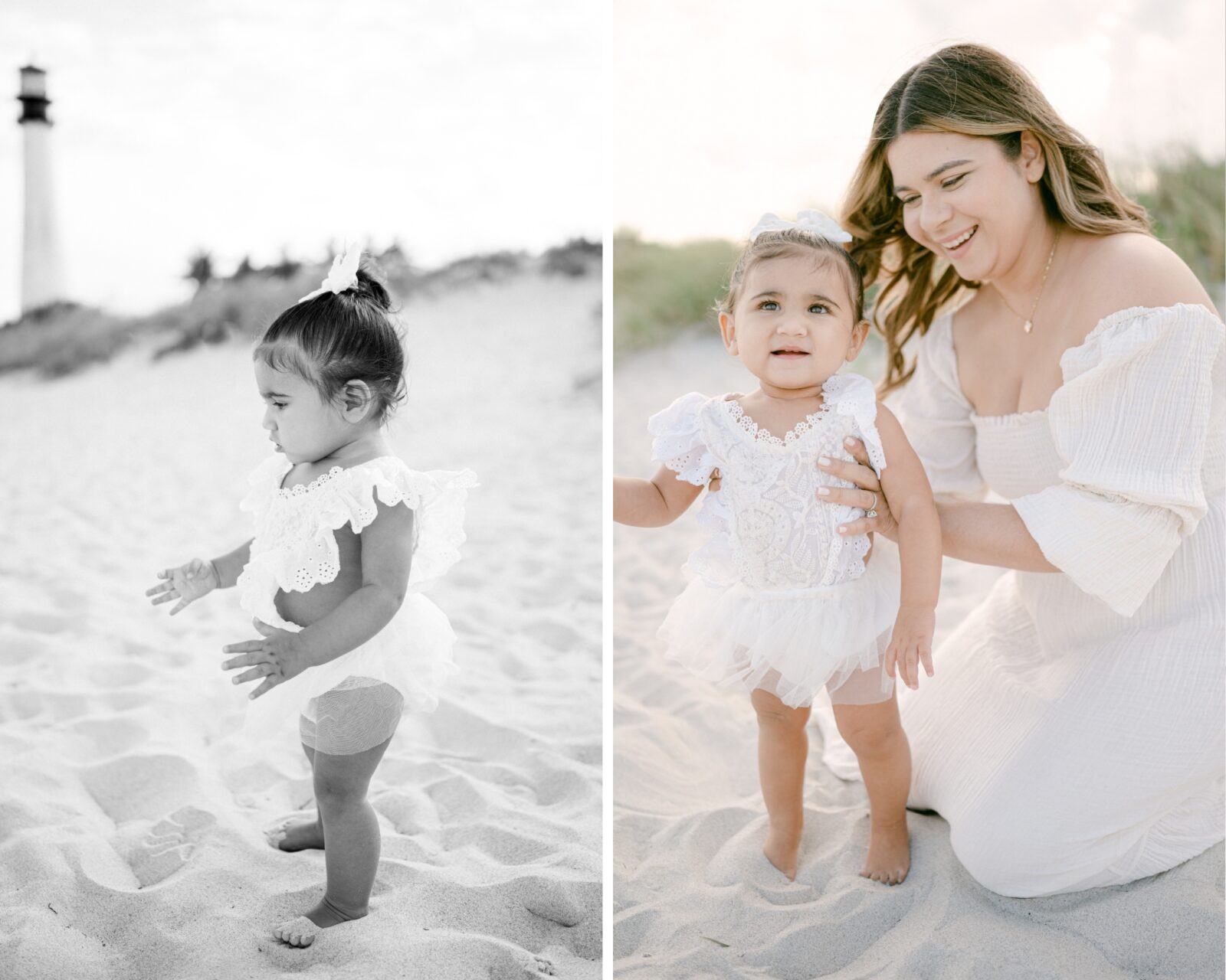 Mommy and me photos at the Key Biscayne Lighthouse