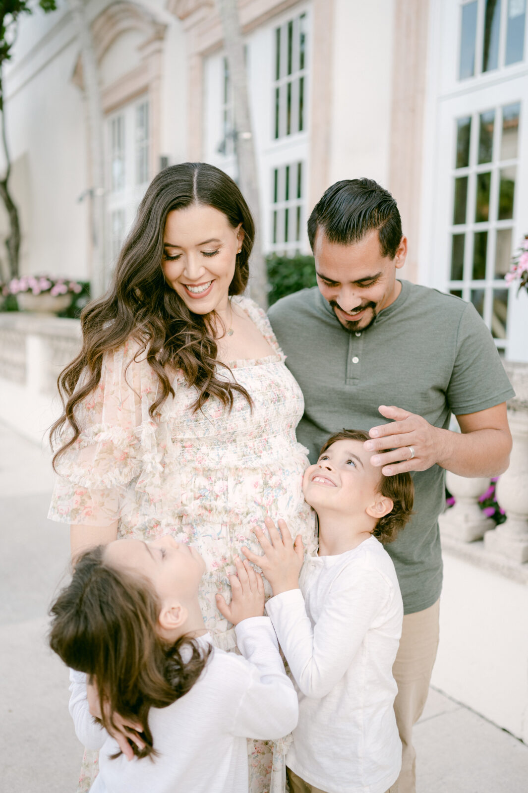 Family expecting their third child by West Palm Beach Photographer