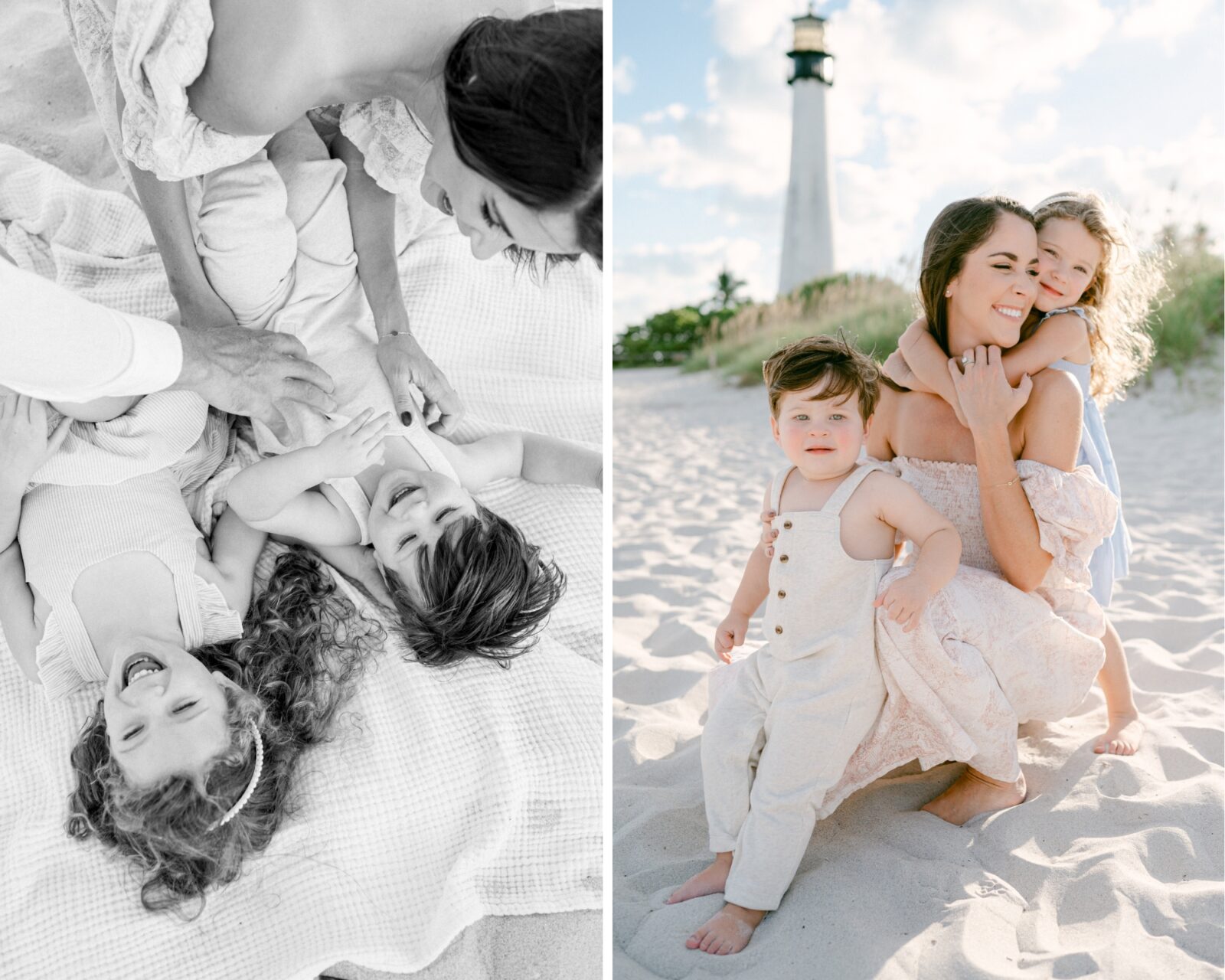 3 family photos tips - Miami Photographer: tickle the kids