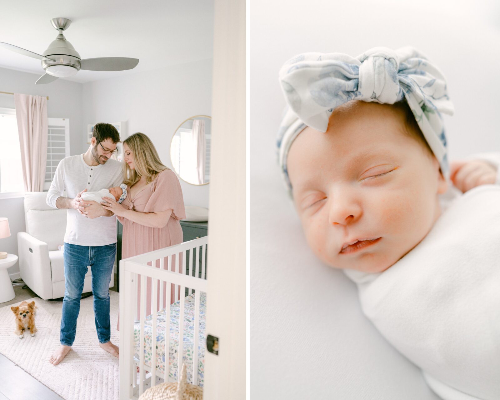 Light and Airy Newborn Photography in Miami
