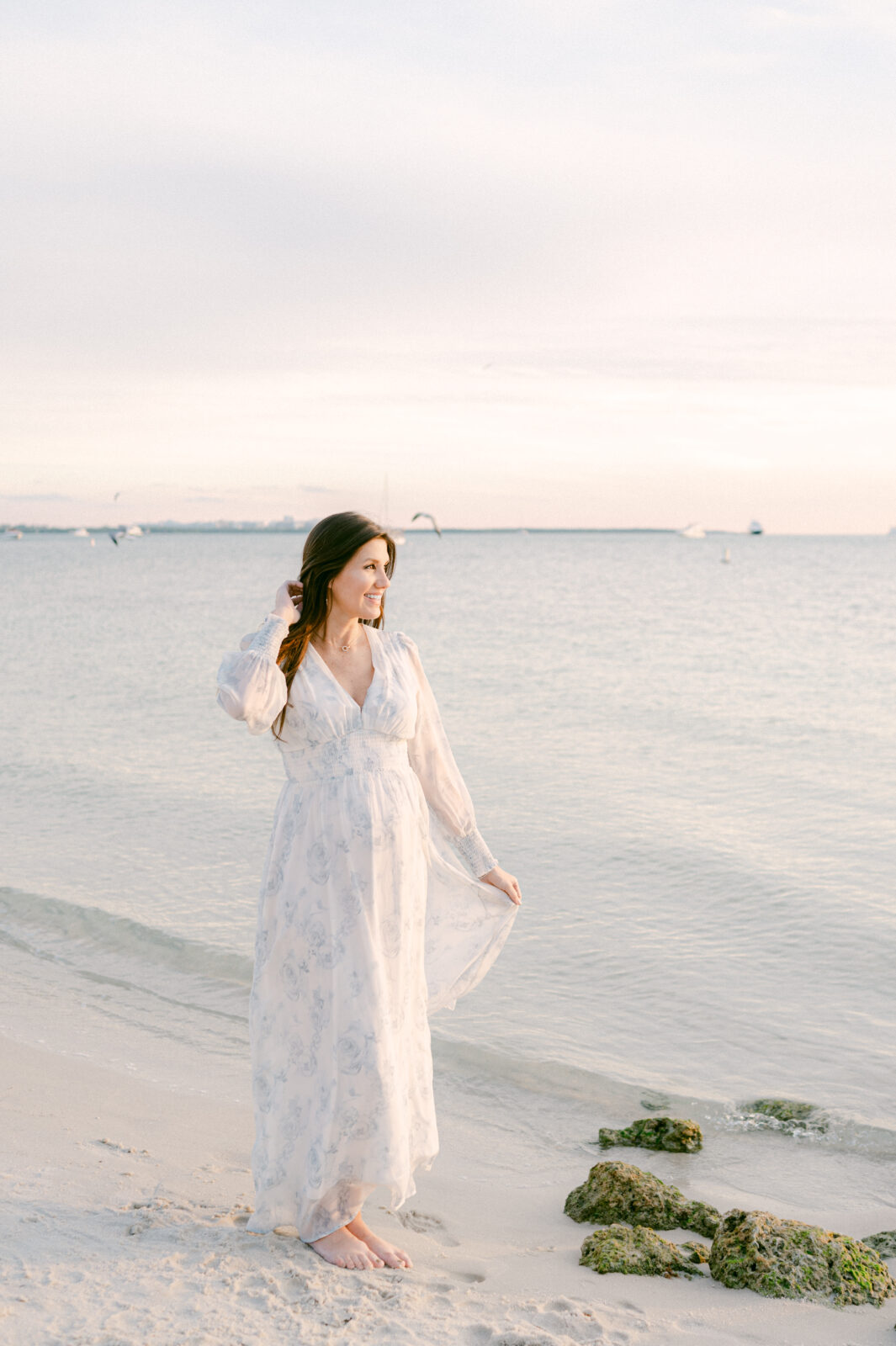 Sunset Pregnancy Photos in Miami Beach