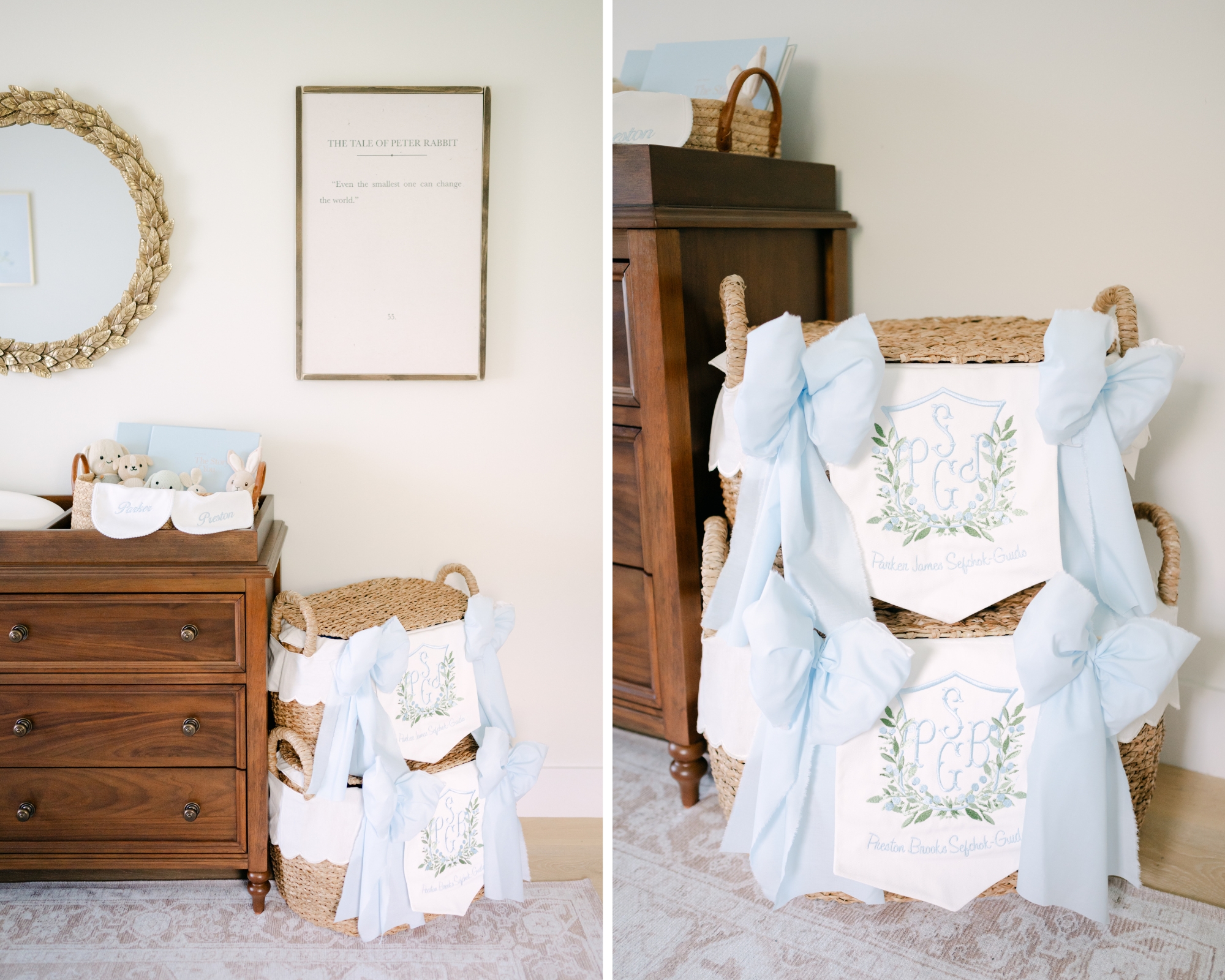 Room decor twin nursery