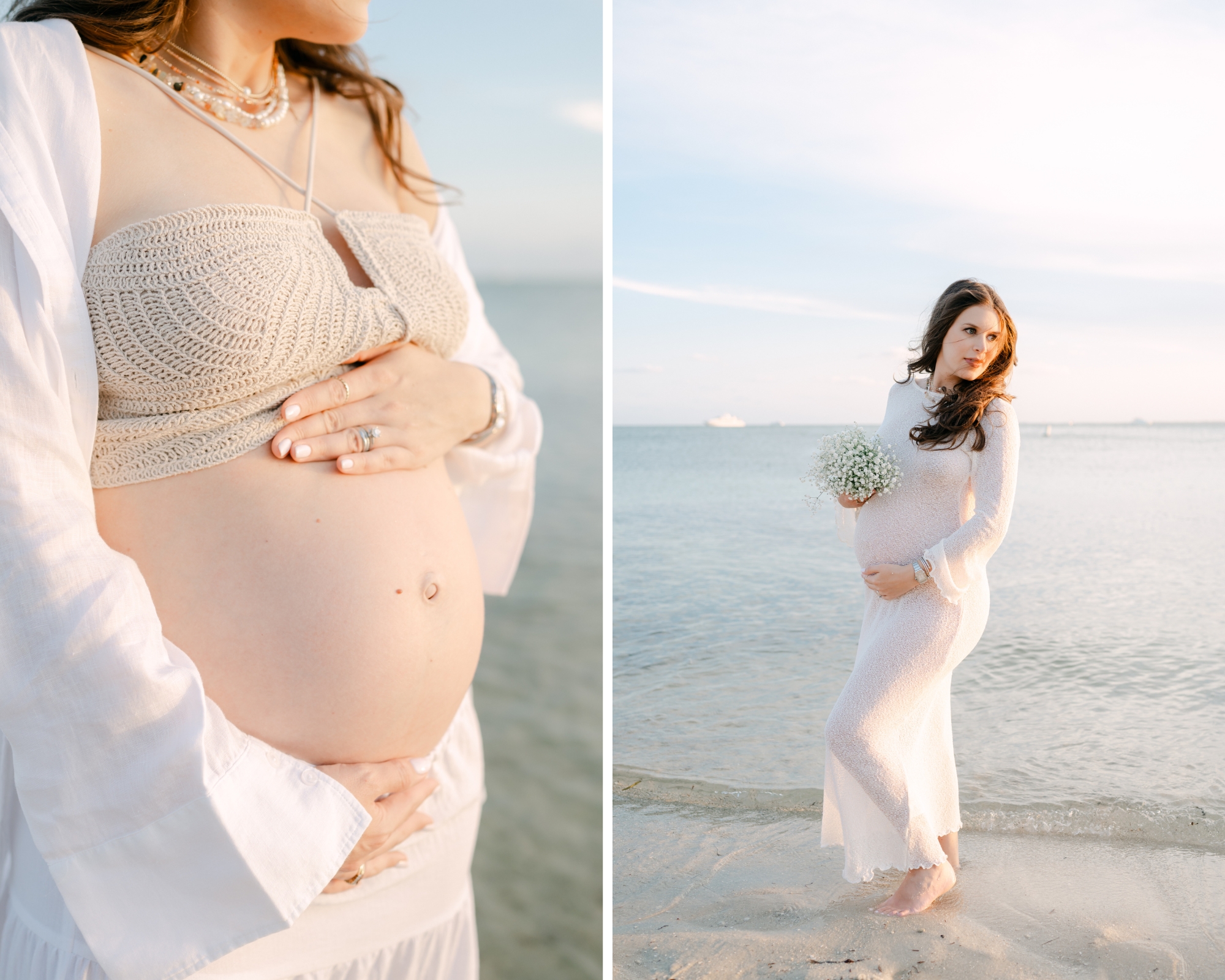 Miami Maternity Beach Photos