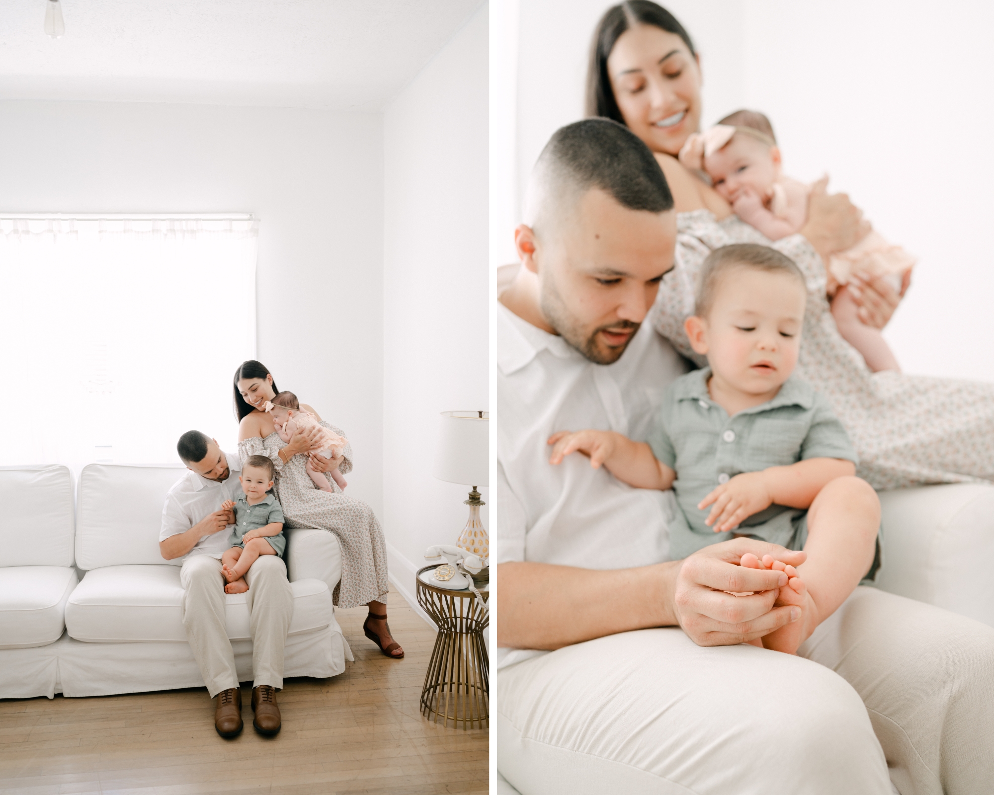 Family at the Stardust Studio by Miami photographer