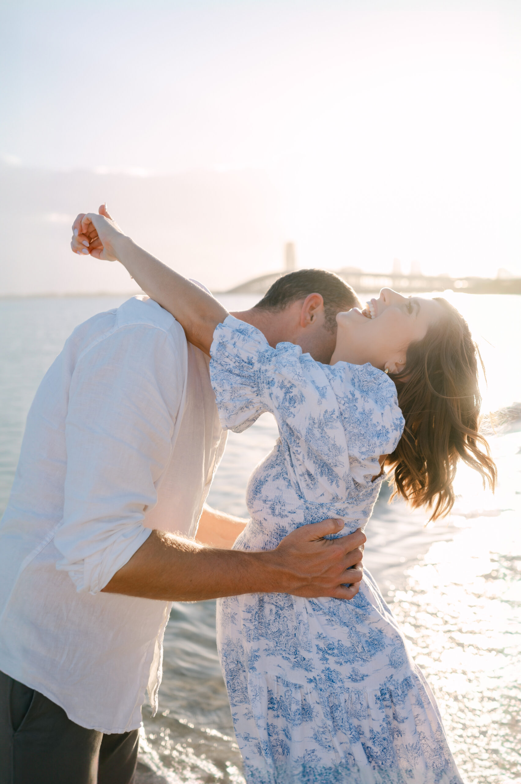 Miami Maternity photos at sunset