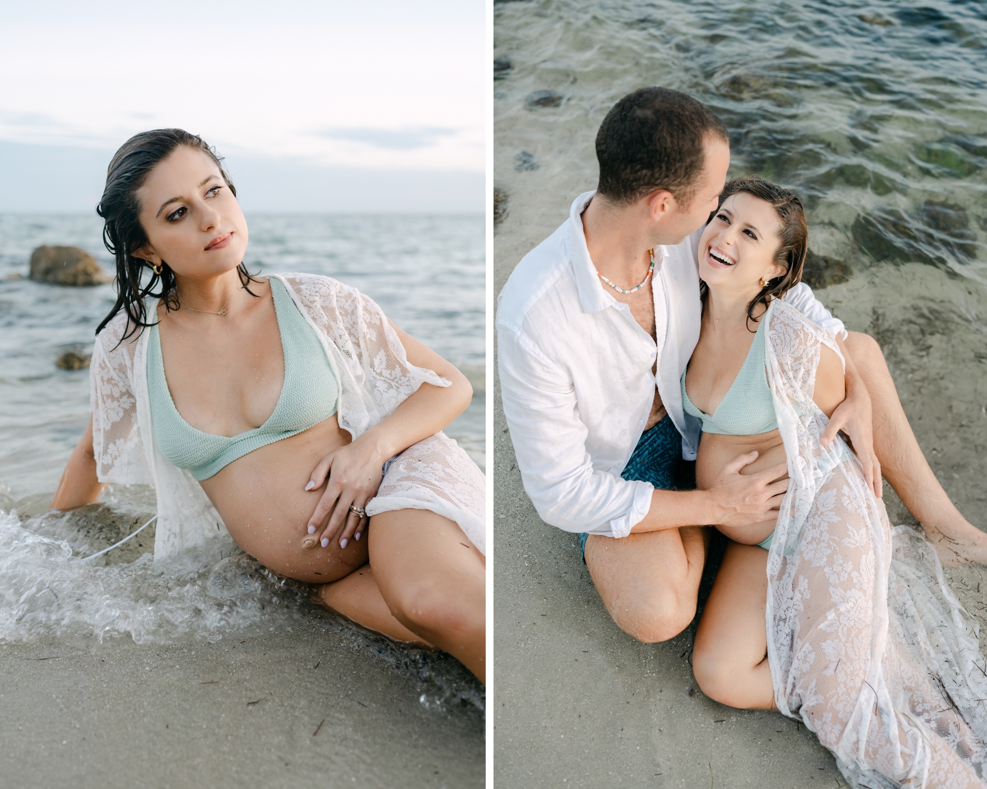 Miami's Best Maternity Photos: capturing pregnancy in the water