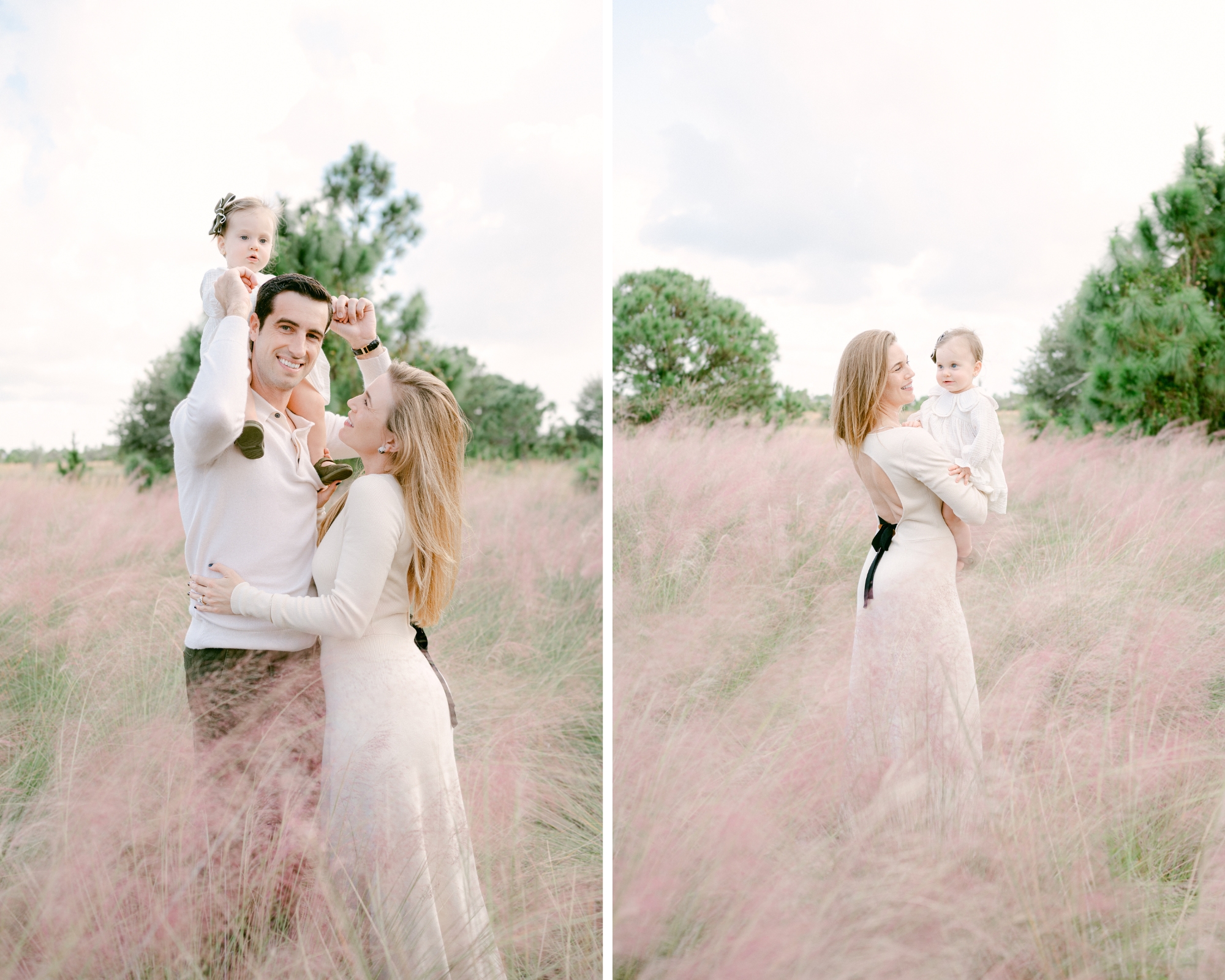 Muhly grass in Miami for family photos