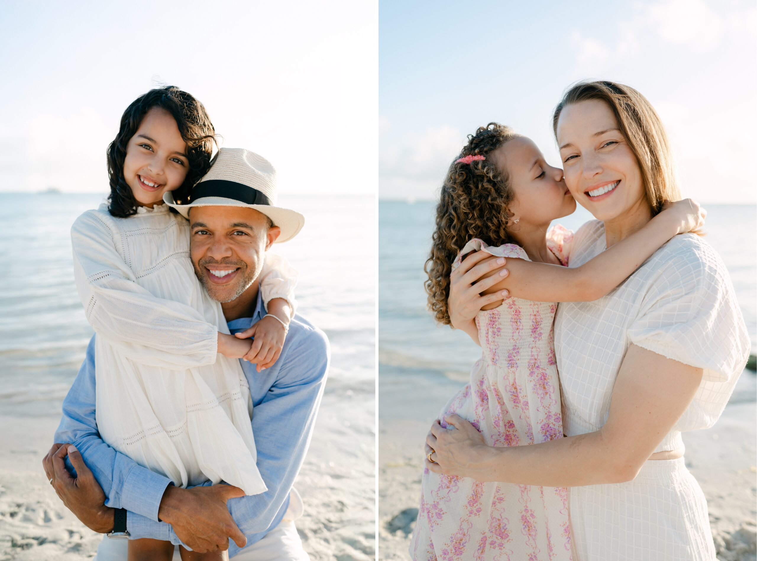 Photo of each parent with their children