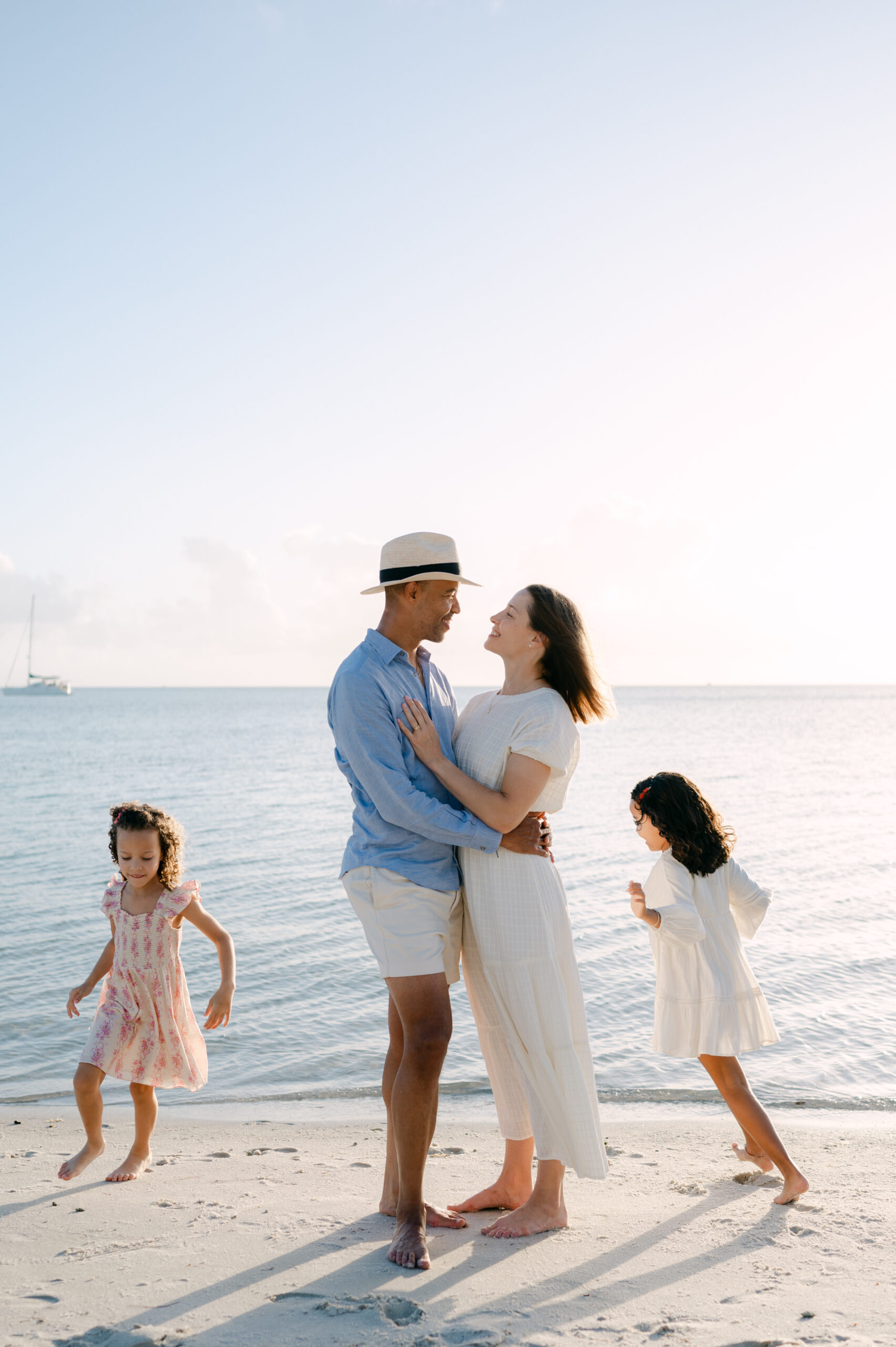 Candid family photos in Miami Beach