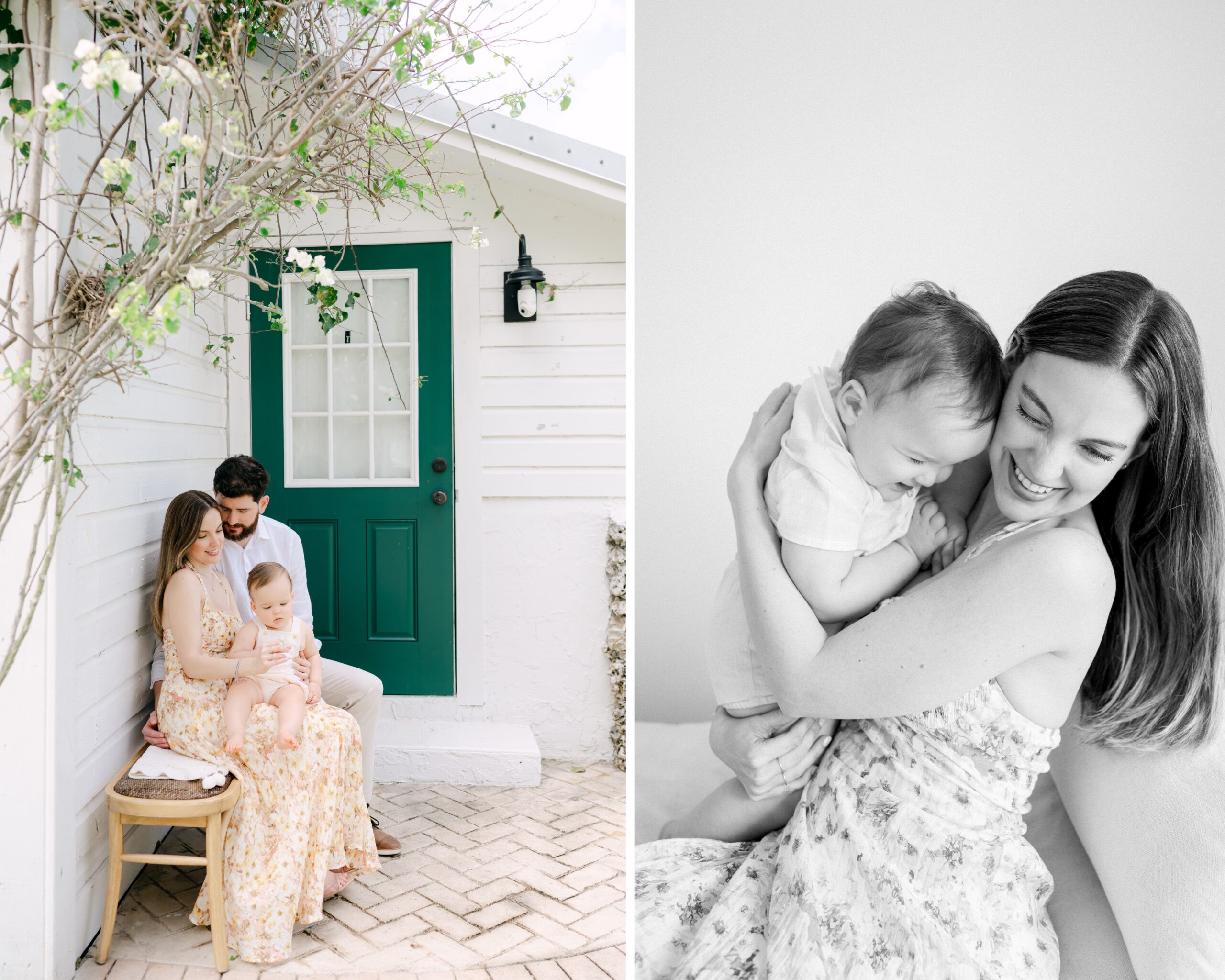 1-Year Milestone Family Session at Miami Redland Cottage