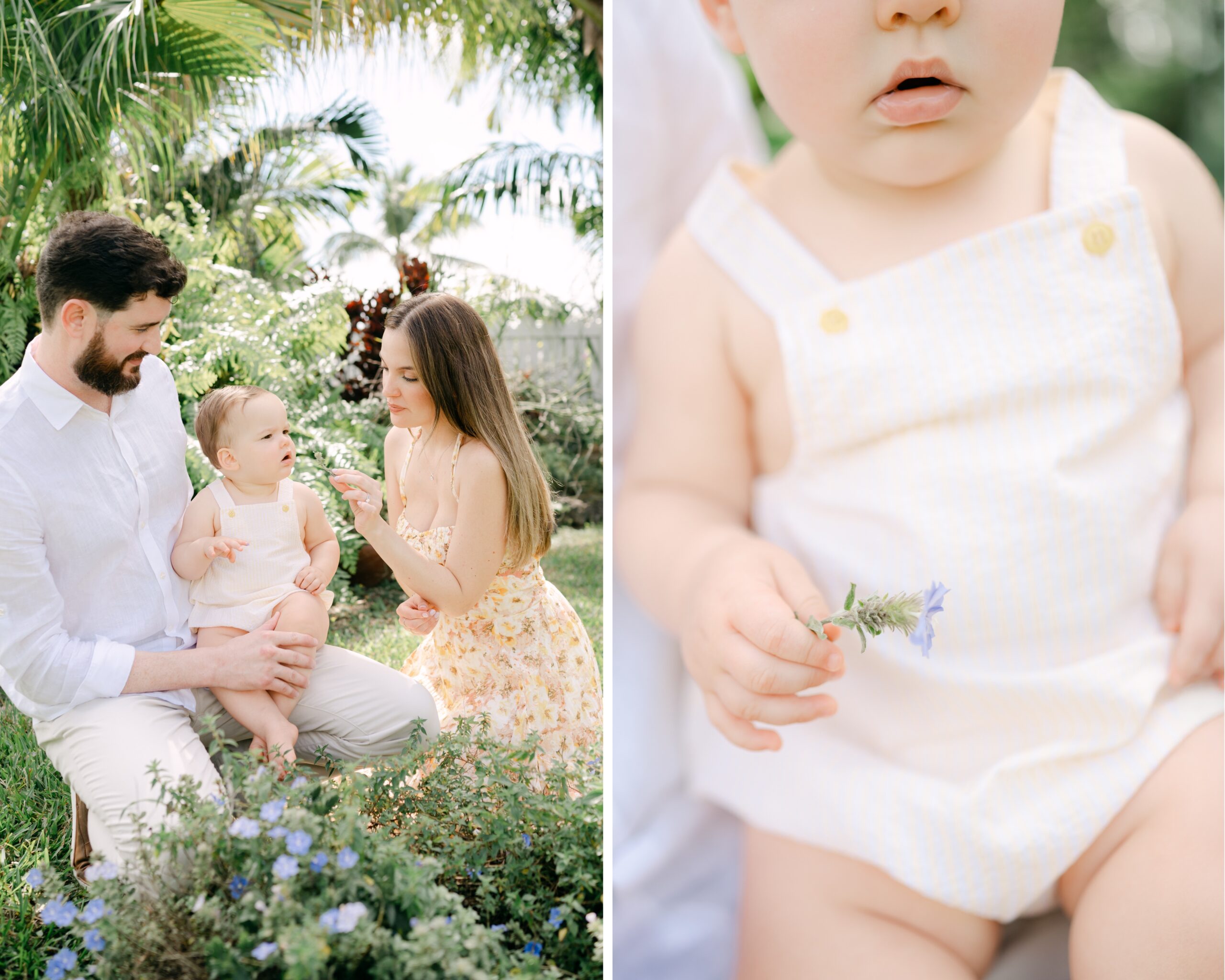 1-Year Milestone Family Session at Miami Redland Cottage